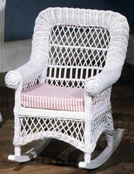 Mecedora retro para la habitación de una niña