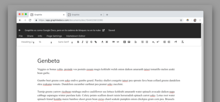 Graphite, una alternativa a Google Docs descentralizada, cifrada y basada en blockchain