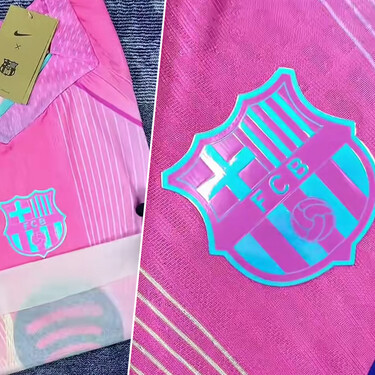 Las calles de Barcelona se han pintado de rosa por una camiseta viral Barça. El problema es que no existe y nadie sabe quién la diseñó