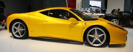 Ferrari 458 Italia en el Salón de Fráncfort 2009