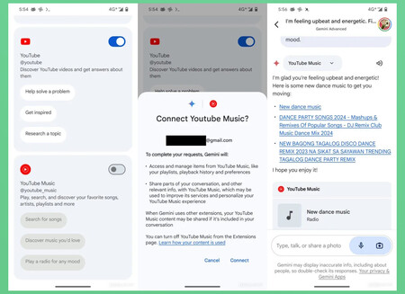 Youtube Music Gemini Extension