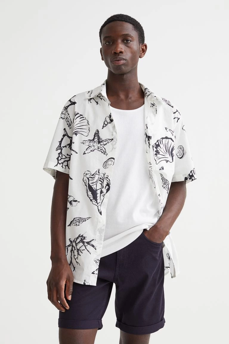 Camisa de algodón Regular Fit