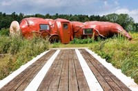 Un hotel que tiene forma de sistema digestivo humano 