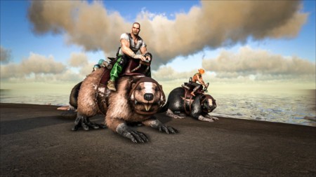 ARK: Survival Evolved se actualiza con unos castores gigantes y unas esposas