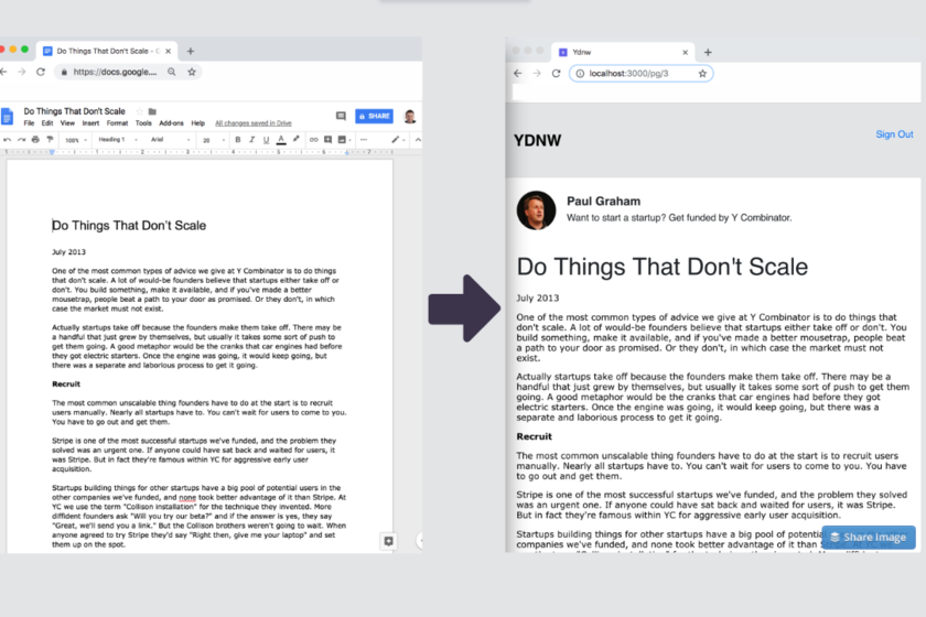 'You Don't Need WordPress', o cómo crear un blog usando solo Google Docs