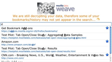 Mozilla lanza las APIs para Weave