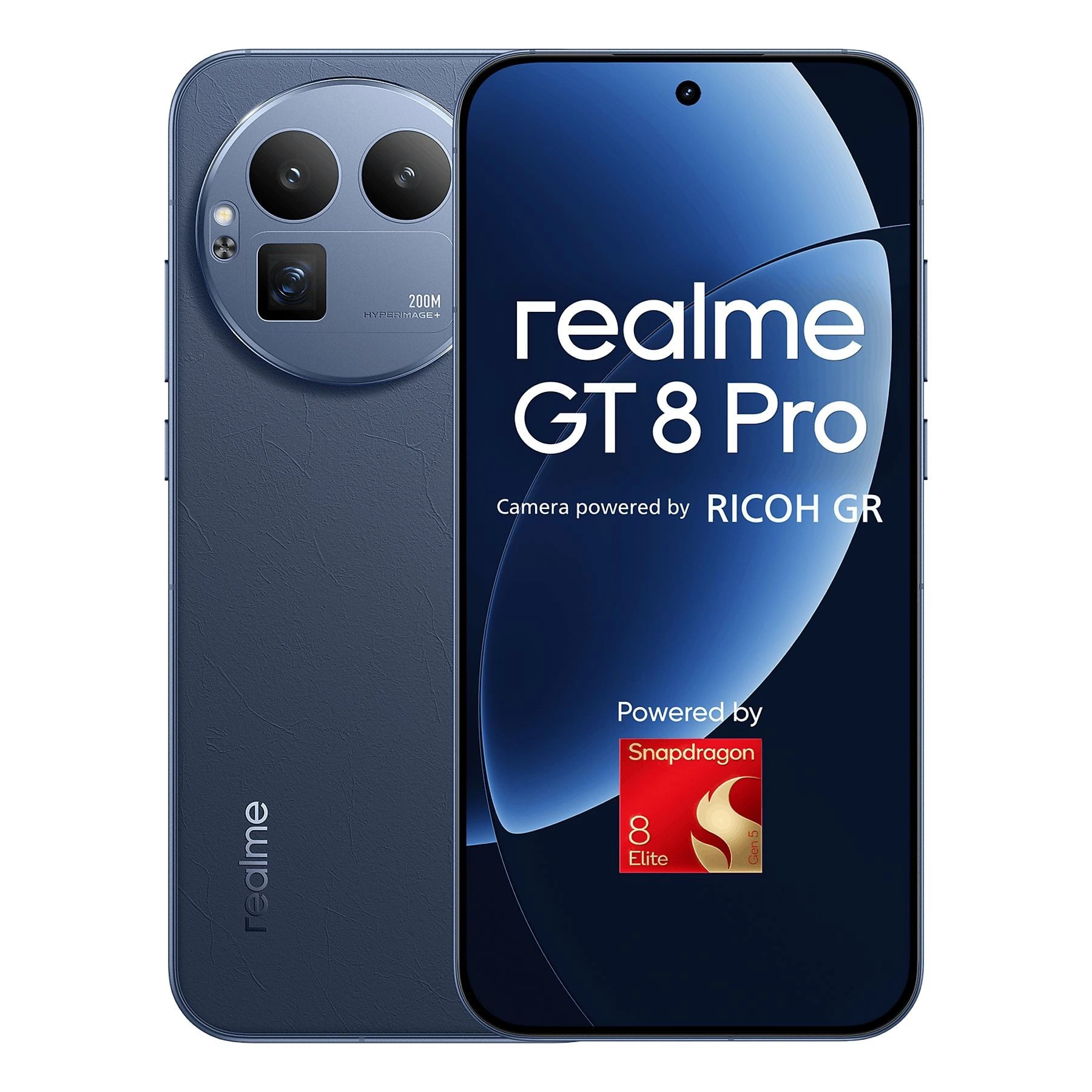 Móvil - realme GT8 Pro, Azul, 256GB, 12GB RAM, 6.79" AMOLED 144Hz, Cámara RICOH GR, Snapdragon 8 Elite Gen 5, 7000 mAh + 120W carga rápida