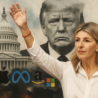 La vicepresidenta del Gobierno exigirá al PSOE sustituir la 'tasa Google' del 3% contra las 'big tech' por una 'tasa Trump' del 15% 