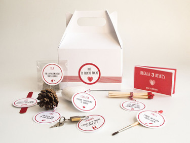 Te quiero mucho. El mejor kit para el día de San Valentín 