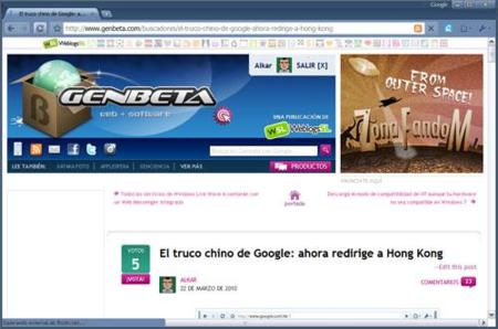 Chrome en uso