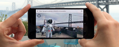 Google quiere acercar la realidad aumentada a los navegadores y las páginas web