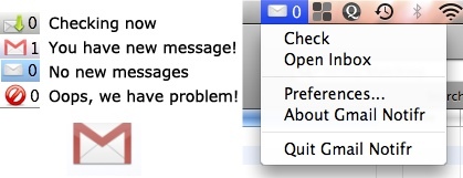 Gmail Notifr, mejorando y aligerando el Google Notifier