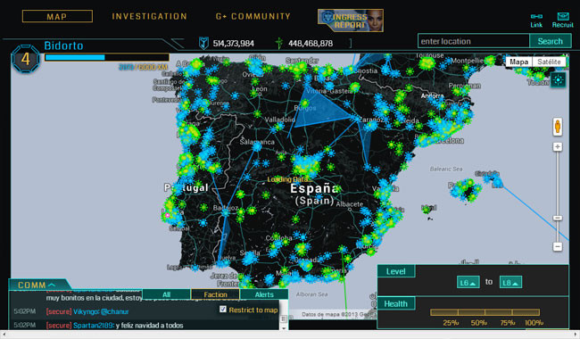 Ingress - Mapa