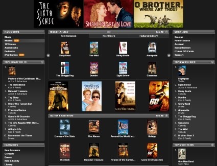 Apple lanzará las películas en iTunes el mismo día que su lanzamiento en DVD