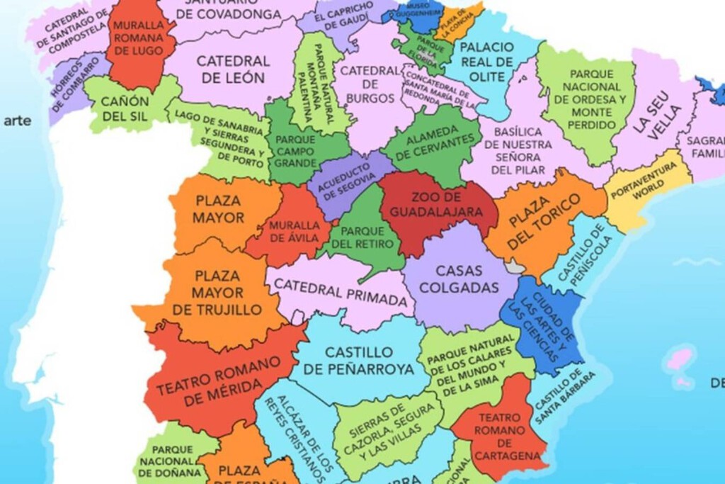 Si no sabes qué visitar cuando pases por Zamora, Palencia o Ciudad Real, este mapa es la solución a tus problemas 