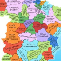 Si no sabes qué visitar cuando pases por Zamora, Palencia o Ciudad Real, este mapa es la solución a tus problemas 