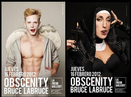 Bruce Labruce, famosos posando para Obscenity