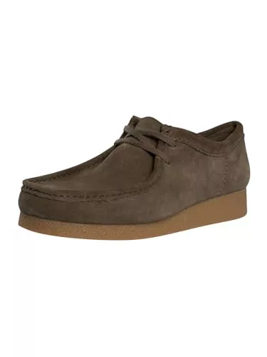 Clarks WallabeeEVO, Derby Hombre, Dark Olive SDE, 41 EU