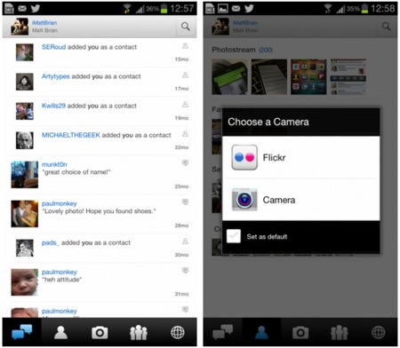 Flickr renueva su aplicación para Android y añade edición de metadatos