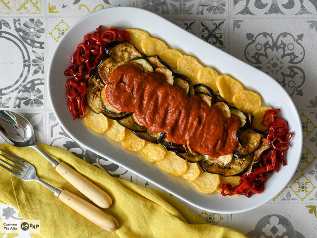 Plato Vegano Mallorca Ratatouille