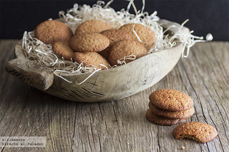 Galletas de crema de almendra. Receta