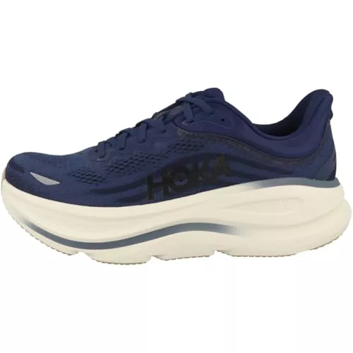 Hoka Bondi 9 - Zapatillas para Hombre, Midnight Blue Varsity Navy, 44.5 EU