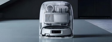 Aspiradora robot con navegación de dron y diseño único. Puede duras hasta 200 días sin mantenimiento  