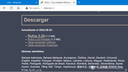 Descarga Rufus