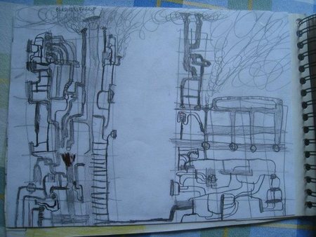 Fábrica de biodiesel, hecho cuando Erik tenía siete años