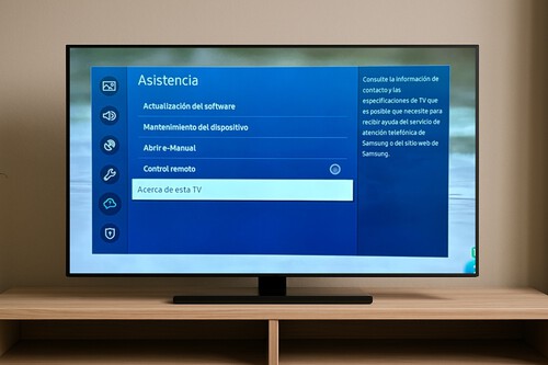 fecha de fabricación en un televisor Samsung