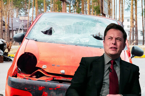 Tesla Accidente Coche