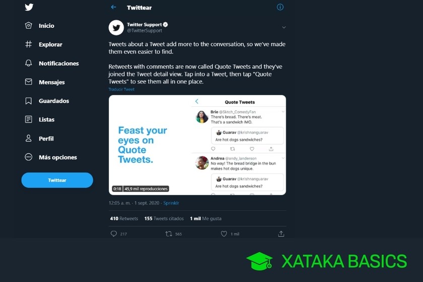 Tweets citados: qué son y cómo usarlo para ver quién retweetea