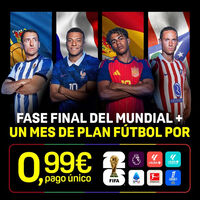 0,99 euros, sin permanencia y con un mes de regalo para ver LaLiga, la Premier League y más: la promo de DAZN para lo que queda de Mundial
