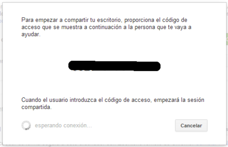 Código de acceso para el acceso a nuestro equipo