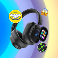 Aún teniendo una pantalla removible, estos audífonos con cancelación de ruido activa apenas cuestan 869 pesos