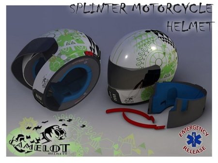 Casco de extracción rápida, en caso de accidente