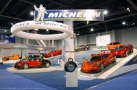 El stand de Michelin en el SEMA Show