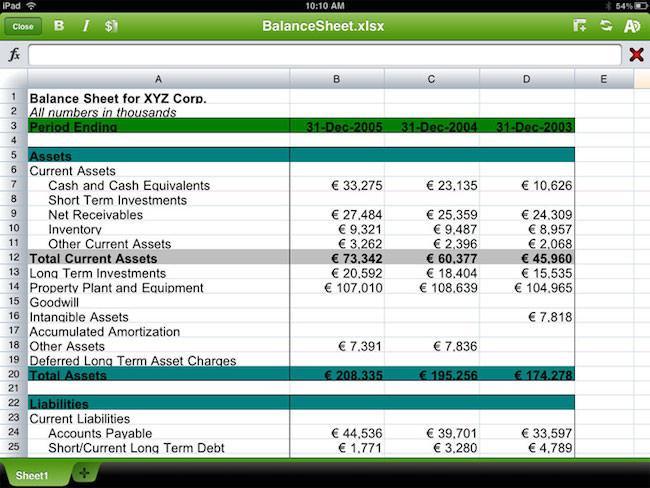 quickoffice para ipad