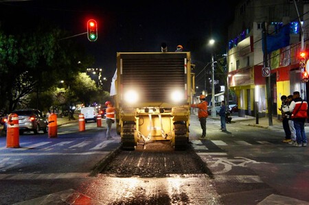 Reparacion Baches Cdmx Noche