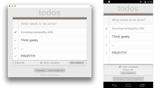 Chrome apps en Android e iOS