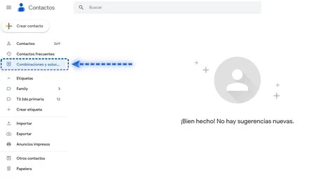 連絡先の重複ツール