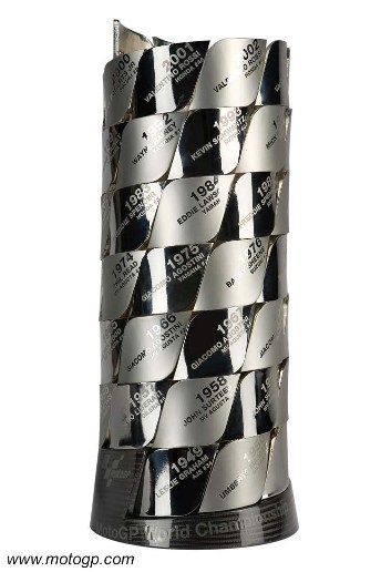 El nuevo trofeo de MotoGP