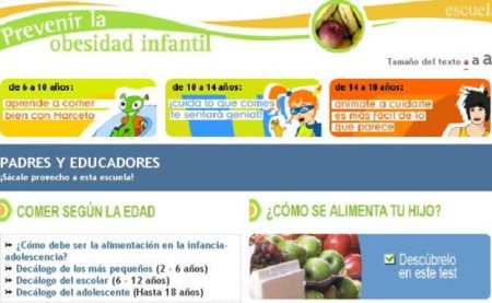 Nueva web de Consumer para luchar contra la obesidad infantil