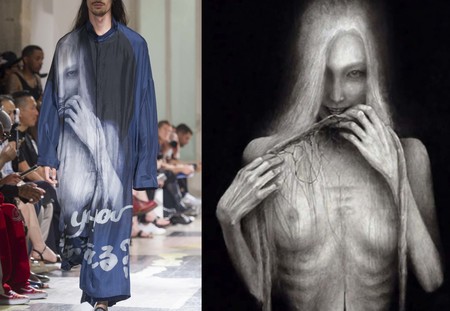 Conoce el trabajo de Suzume Uchida, la artista que inspiró la (muy oscura) colección de Yohji Yamamoto