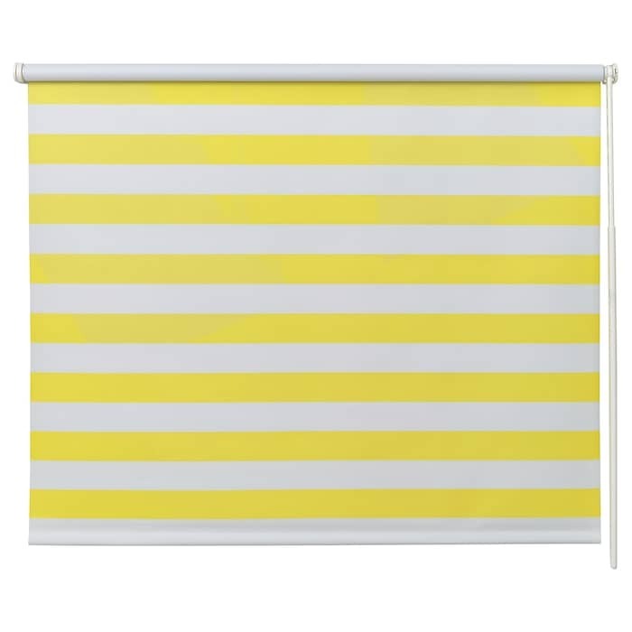 FRIDANS
Estor opaco, blanco amarillo/rayas, 100x195 cm