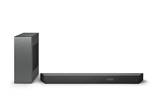 Philips TAB8507/10 Soundbar 3.1 Subwoofer Inalámbrico, Dolby Atmos, Sonido Cinematográfico, HDMI eARC, 600W