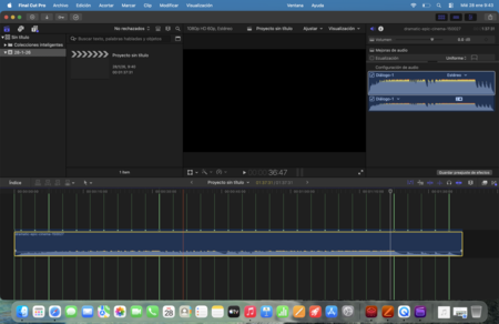 For typical b-roll videos set to music, having the peaks this marked (and magnetized) is a joy | Image: Xataka
