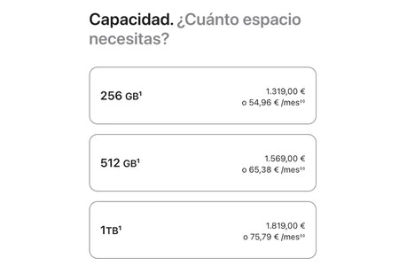 Espacio Almacenamiento