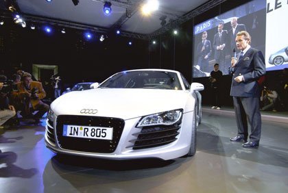 Audi R8 en el Paris Motor Show