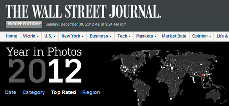 Adiós 2012: Un año en fotos de la mano del Wall Street Journal